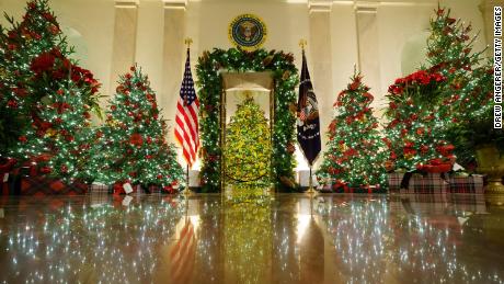 See Melania Trump&#39;s last White House holiday decorations