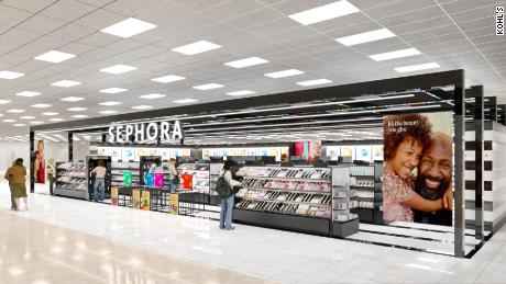 Sephora will open at least 200 mini-shops in Kohl stores next year.