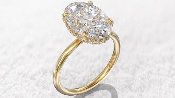 Gioielli Rings Hidden Halo Engagement Ring
