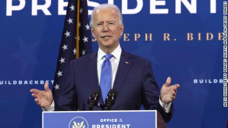 WILMINGTON, DELAWARE - DECEMBER 01: U.S. President-elect Joe Biden speaks during an event to name his economic team at the Queen Theater December 1, 2020 in Wilmington, Delaware. Biden is nominating and appointing key positions of the team, including Janet Yellen to be Secretary of the Treasury. (Photo by Alex Wong/Getty Images)