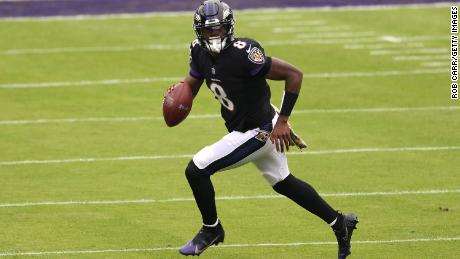 Lamar Jackson of the Baltimore Ravens will miss at least one game after testing positive for Covid-19.