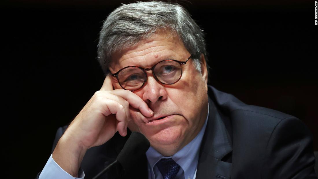 Attorney General Barr considering leaving post before Trump leaves office, source says