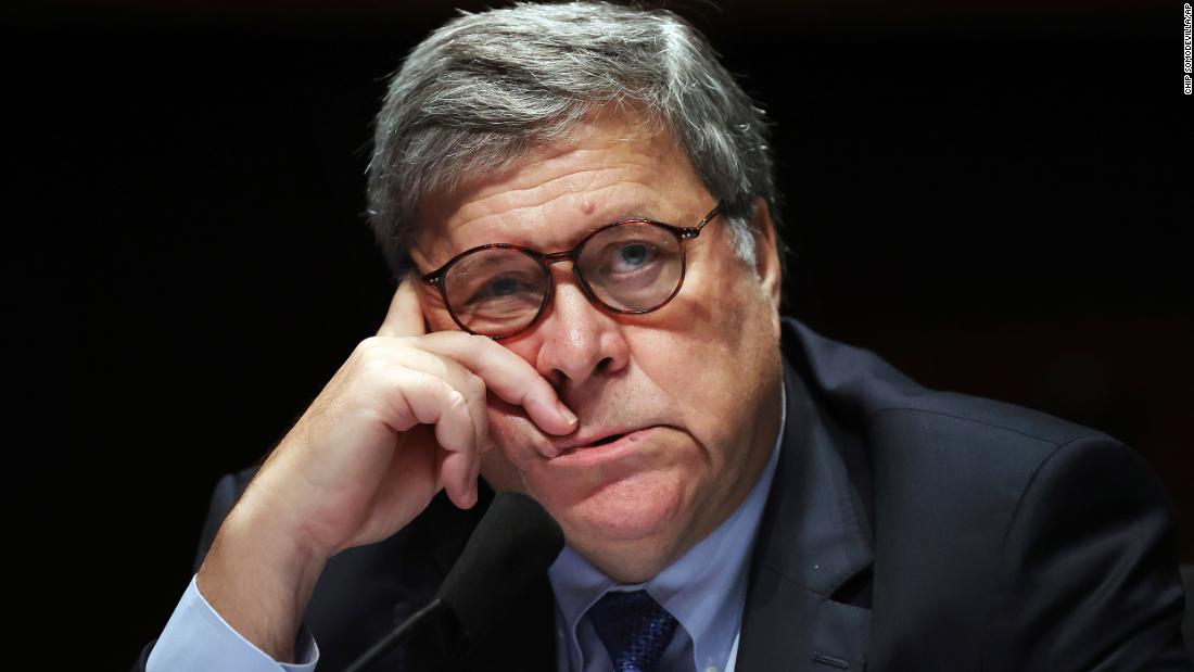 The source says William Barr is considering leaving the attorney general position before Trump leaves office