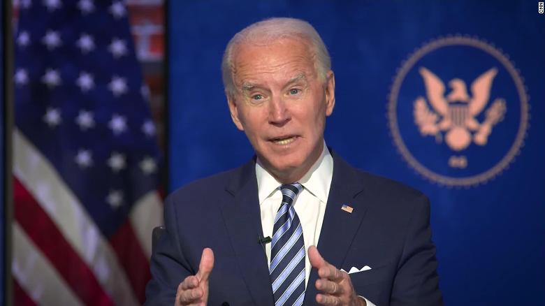 Biden, Harris interview: President-elect says he will ask Americans to wear masks for the first 100 days after he takes office - CNNPolitics