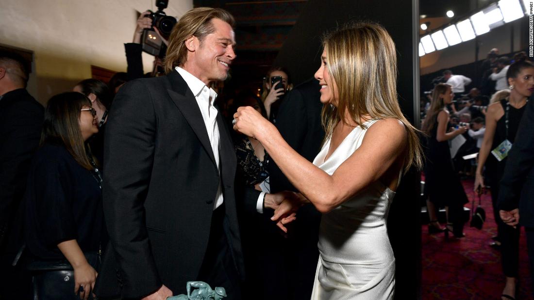 Jennifer Aniston says she and Brad Pitt are 'buddies'