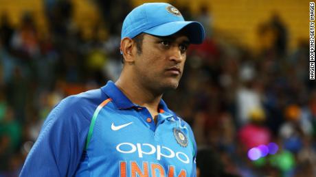 MS Dhoni during game five in the One Day International series between New Zealand and India at Westpac Stadium on February 3, 2019, in Wellington, New Zealand. 