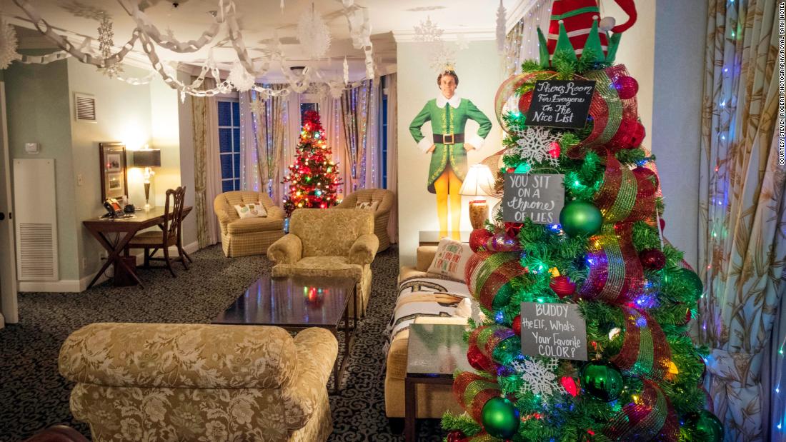 ‘Elf’ fans can stay in a hotel suite inspired by Buddy the Elf
