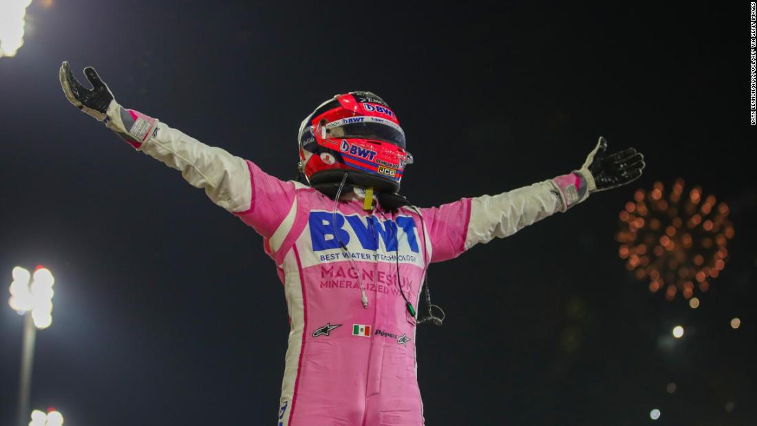 Retire soul Delegate Sergio Perez claims maiden Formula One win at Sakhir Grand Prix as tire  mix-up denies George Russell | CNN