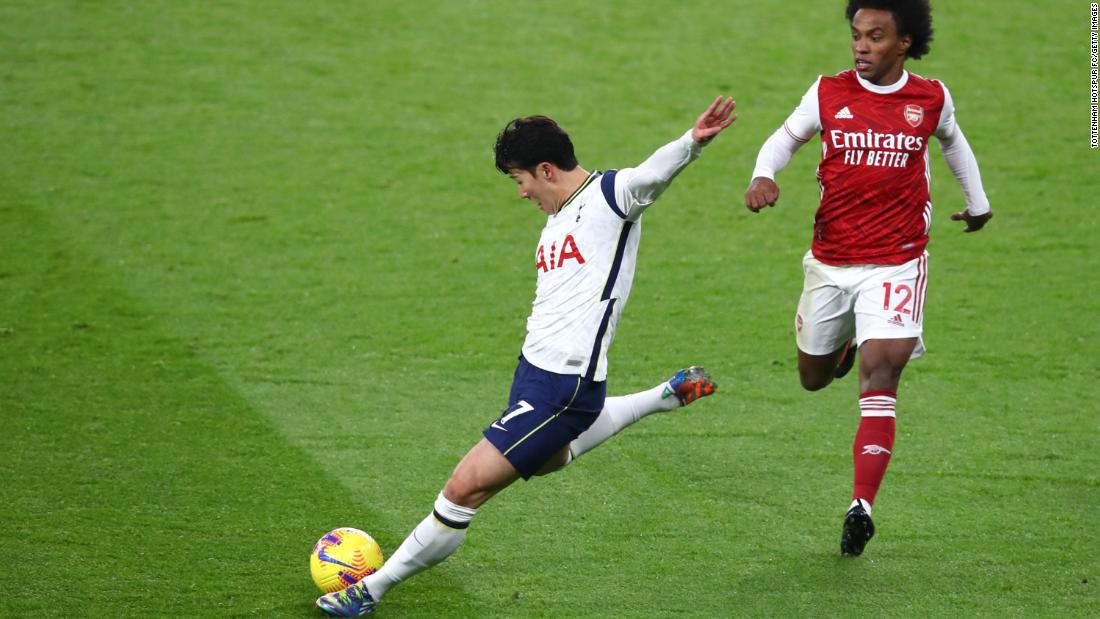 World Class Son Heung Min S Wonder Goal Helps Tottenham Return To Top Of Premier League Cnn