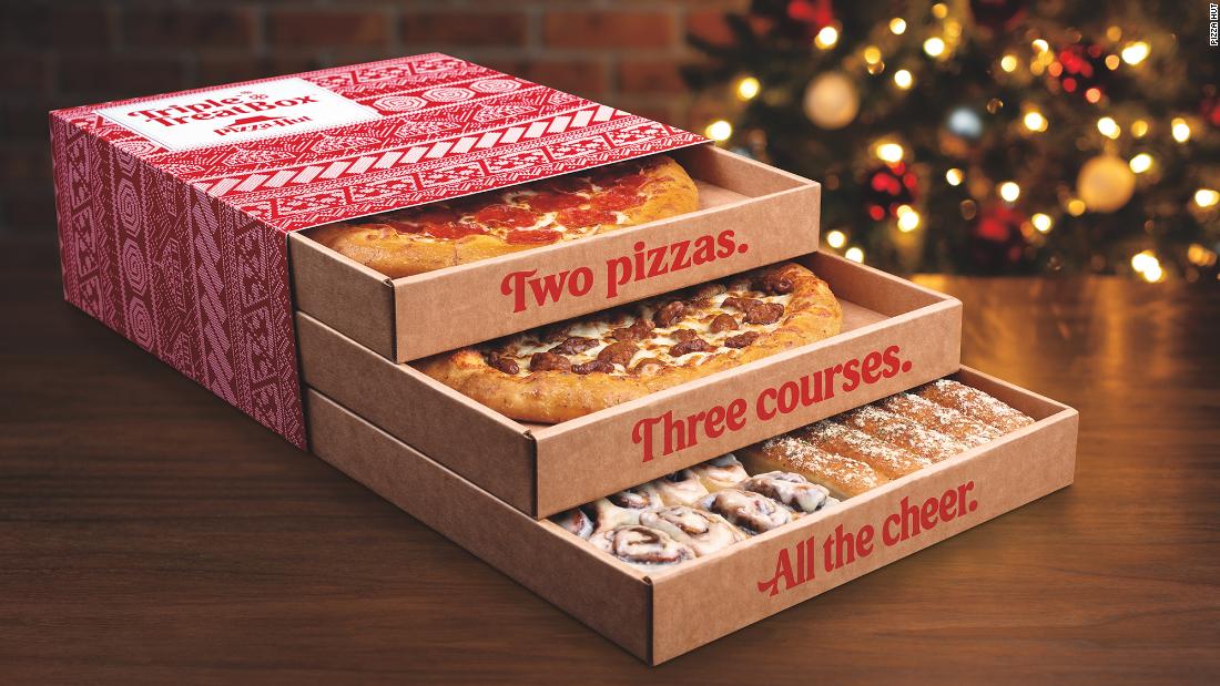 Pizza Hut is selling a triple-decker pizza box