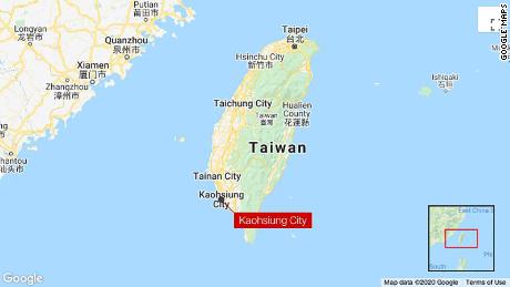 The man broke quarantine in a hotel in Kaohsiung City, Taiwan.