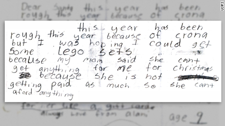 Letters to Santa reveal just how much the pandemic is weighing on kids ...