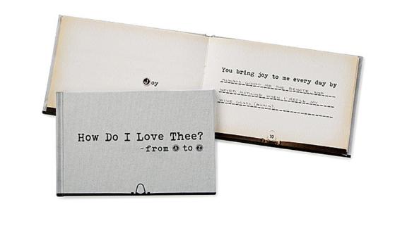 How Do I Love Thee From A-Z Bound Love Letter