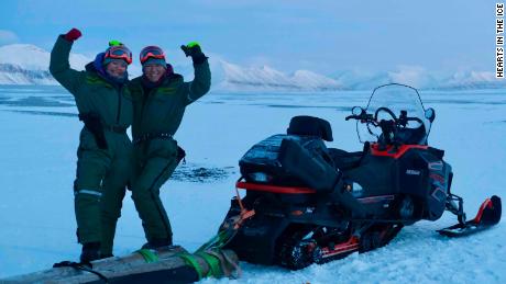 Sunniva Sorby and Hilde Falun Storm are the first all-women team to overwinter in the Arctic. They are on a mission to highlight climate change with their online platform &quot;Hearts in the Ice&quot;.
