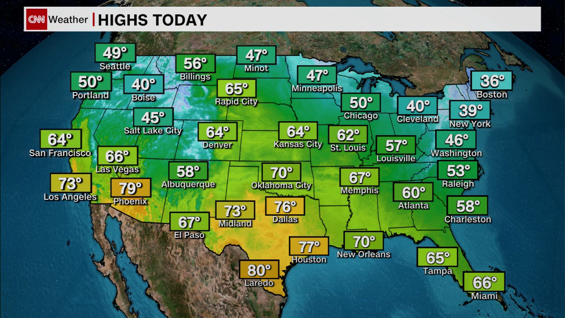 Weather Forcast: Seasonal Whiplash For The Plains - CNN Video