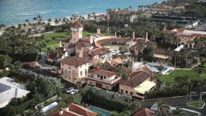 The Atlantic Ocean is seen adjacent to President Donald Trump&#39;s beach front Mar-a-Lago resort, also sometimes called his Winter White House, the day after Florida received an exemption from the Trump Administration&#39;s newly announced ocean drilling plan on January 11, 2018 in Palm Beach, Florida.  