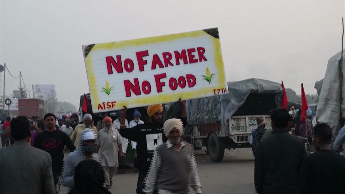 Why India Farmers Are Protesting And Blocking Access To New Delhi Cnn Video 1631