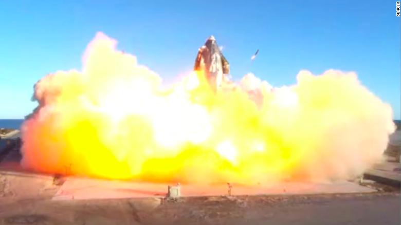 See this SpaceX rocket's fiery crash landing