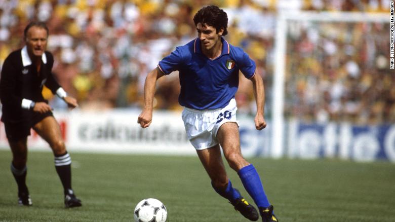 Paolo Rossi, Italian soccer great and World Cup winner, has died at the age of 64
