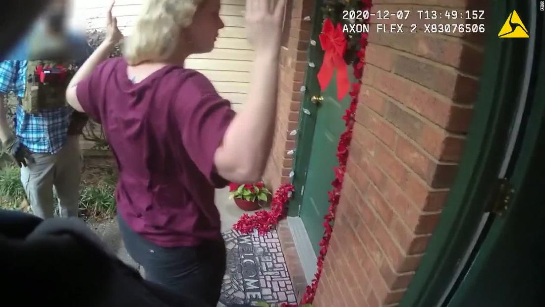Body Camera Footage Shows Police Outside In Raid Of Rebekah Jones Home