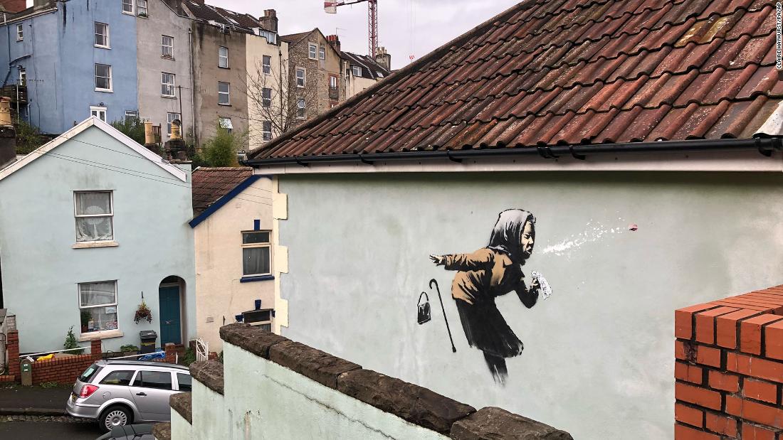 Banksy Confirms New Bristol Mural As His Latest Work Cnn Style 