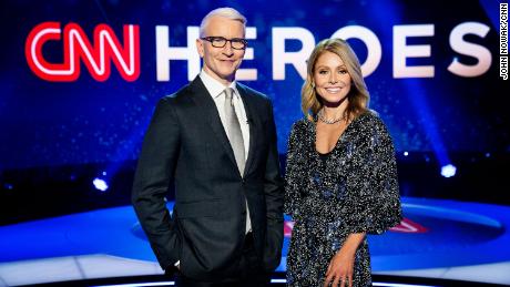 CNN Heroes taping with Anderson Cooper &amp; Kelly Ripa on Tuesday, Dec. 1, 2020. Photo by John Nowak/CNN