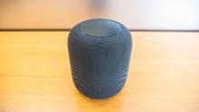 An Apple HomePod seen at an Apple retail store in Shenzhen, China.