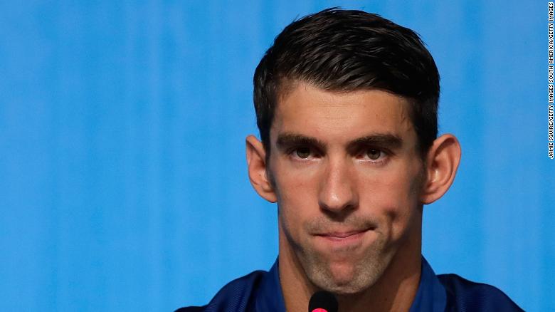 Asked how clean he thinks the Olympics will be next year, Michael Phelps says ‘four or five’ out of 10