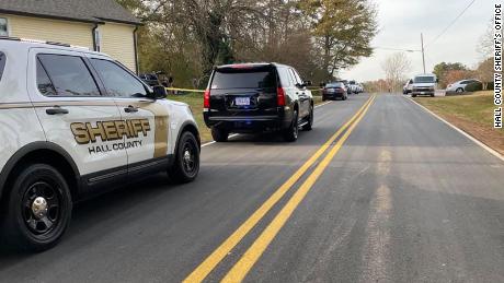 Hall County deputies responded to a 911 call to find two dead children Friday. 