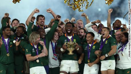 South Africa won the Rugby World Cup in 2019. 