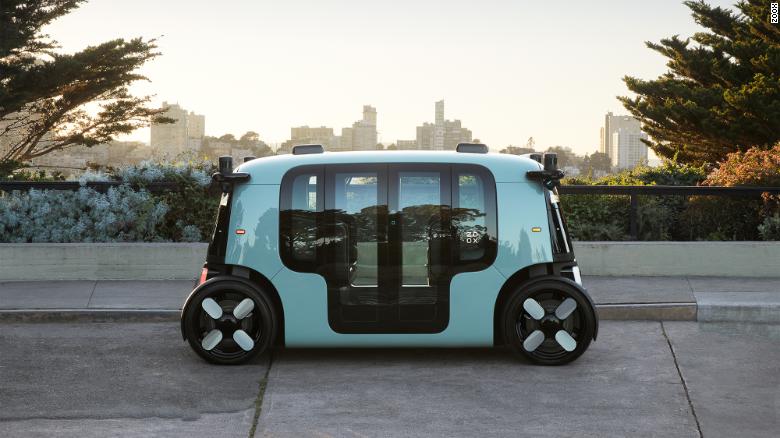 Amazon's Zoox revealed its robotaxi.