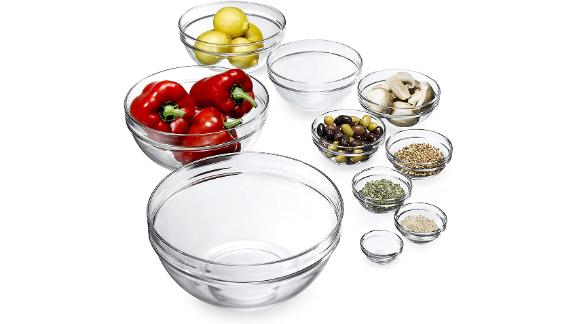 Luminarc Stackable Glass Bowl 10-Piece Set