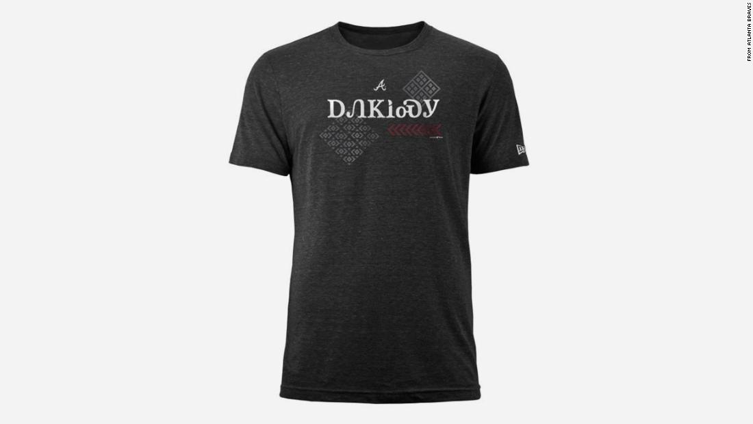 Inspired by a t-shirt the team is selling in Cherokee Syllabary