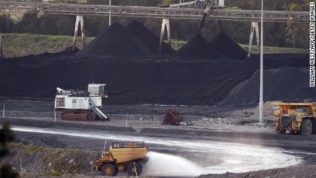 A coal mine in Bulga, the Hunter Valley north of Sydney  on November 18, 2015.