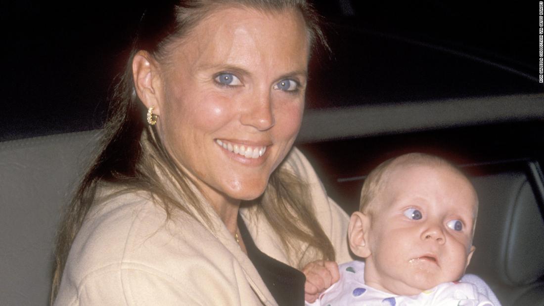 Reinking and her son, Christopher Stuart, attend a Planned Parenthood benefit in 1990.
