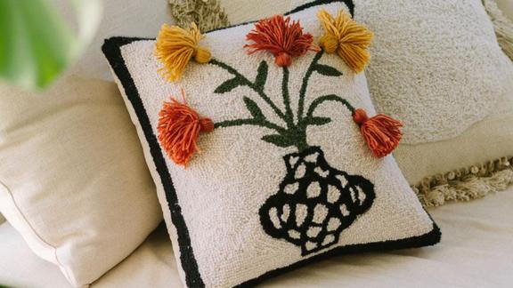 Jungalow Primavera Hook Pillow by Justina Blakeney