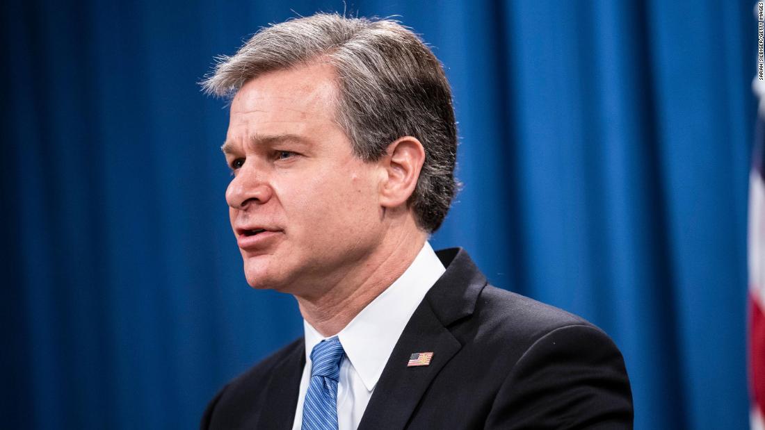 Wray sees 'parallels' between challenge posed by ransomware attacks and 9/11