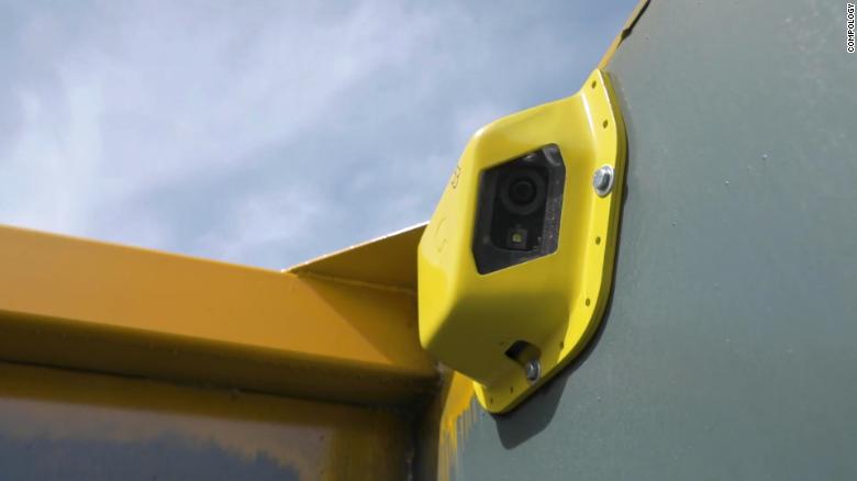 Compology places cameras and sensors in businesses&#39; dumpsters to monitor what&#39;s thrown inside.
