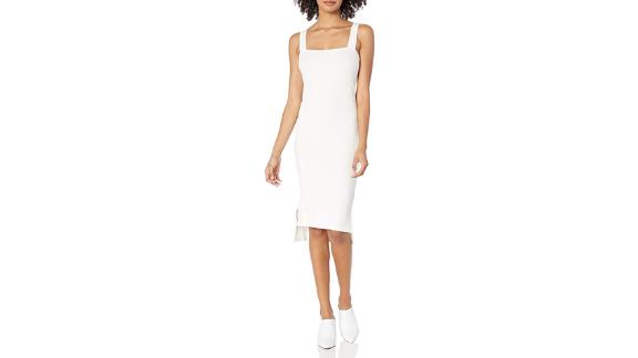 The Drop Amelia Square Neck Bodycon Midi Dress