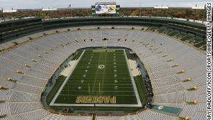 Green Bay Packers home opener to be played in an empty Lambeau Field