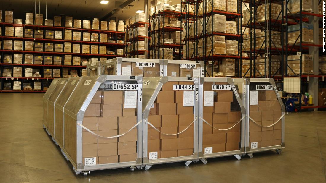 In the warehouse of some of the country’s most critical supplies and vaccines