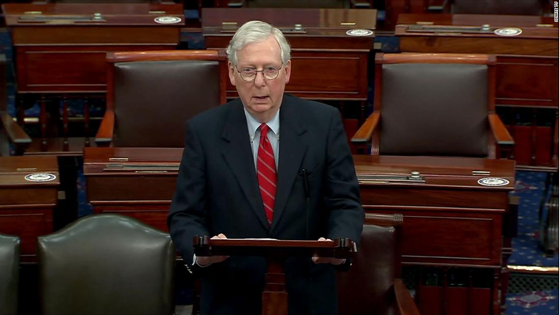 The Senate Majority Leader says leadership from both chambers have reached a deal on a package of much-needed relief for the pandemic