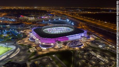 DOHA, QATAR - DECEMBER 18:  In this handout image provided by Qatar 2022/Supreme Committee, Qatar inaugurates fourth FIFA World Cup 2022 venue, Ahmad Bin Ali Stadium on December 18th, 2020 in Doha, Qatar. Qatar inaugurates fourth FIFA World Cup 2022™ venue, Ahmad Bin Ali Stadium, in front of 50% capacity crowd. The 40,000-capacity venue will host seven matches during Qatar 2022 up to the round-of-16 stage. Fans in attendance were required to show negative COVID-19 test results before entering the venue.  (Photo by Qatar 2022/Supreme Committee via Getty Images)