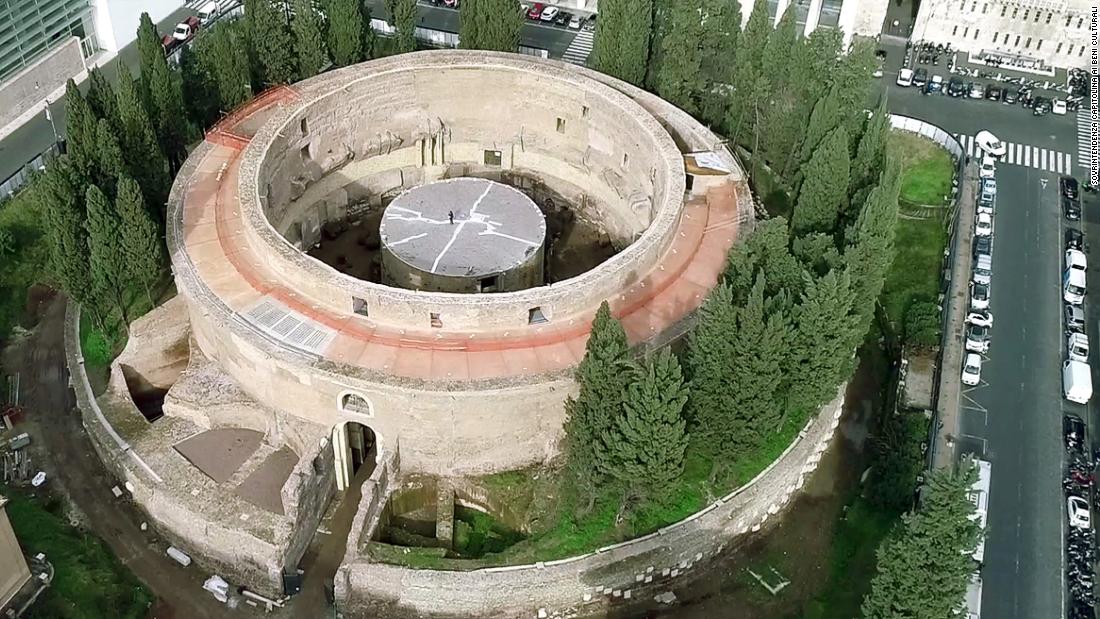 Mausoleo di Augusto, the tomb of Emperor Augustus, to be inaugurated in Rome