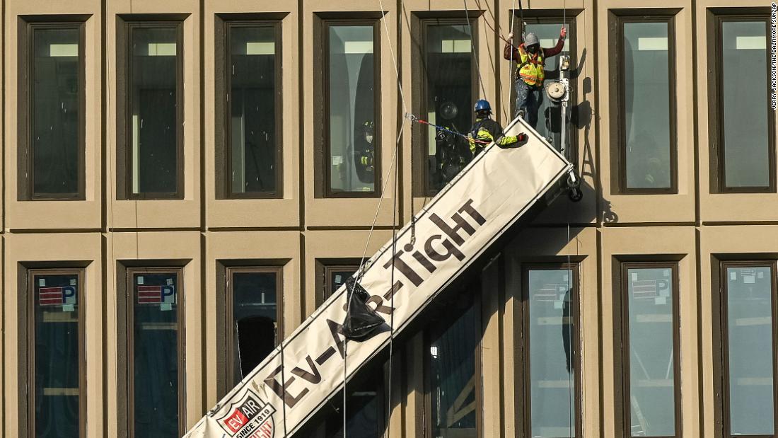 Baltimore explosion, partial roof collapse leaves nine seriously injured