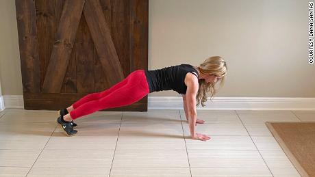 Just 11 minutes of activity a day can boost your life span, according to a recent study. Fitness expert Dana Santas demonstrates a push-up, which builds upper body strength.