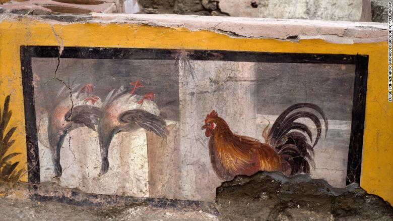 An undated photo shows the ancient eatery in the Pompeii archeological park, near Naples.