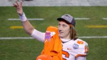 Clemson's Trevor Lawrence is the hottest prospect in college football, and if he declares for the 2021 NFL Draft, is very likely to be taken with the first overall pick by the Jacksonville Jaguars.