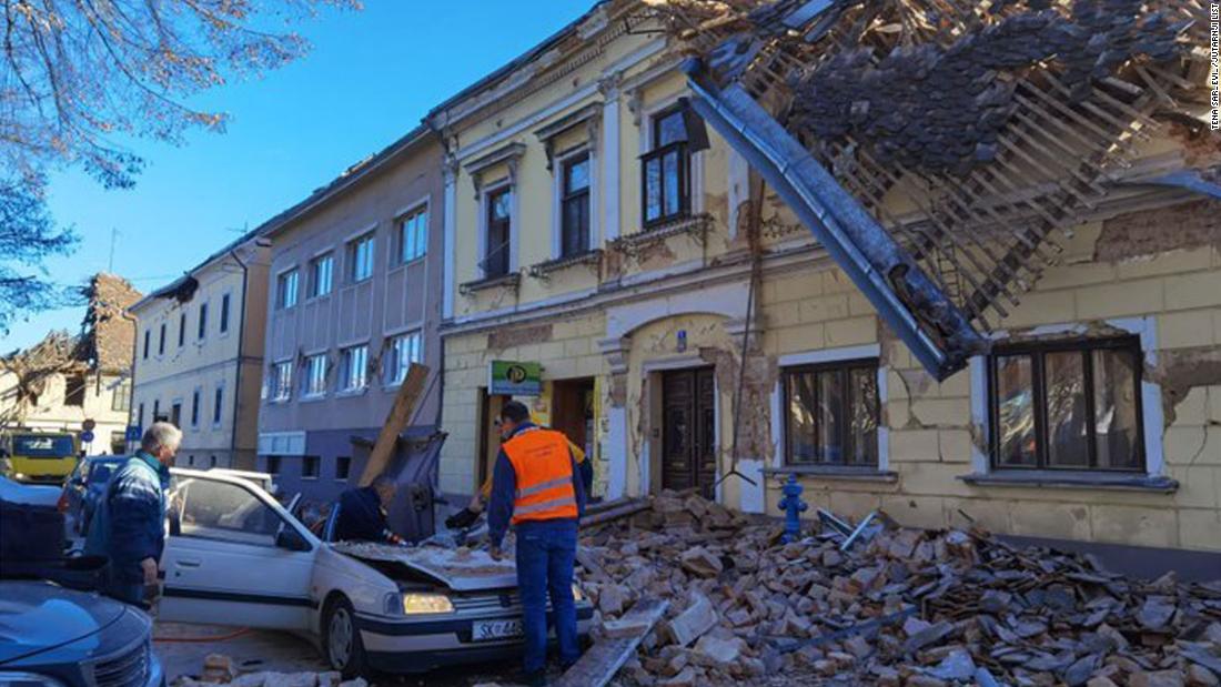 Croatia hit by earthquake with a magnitude of 6.4