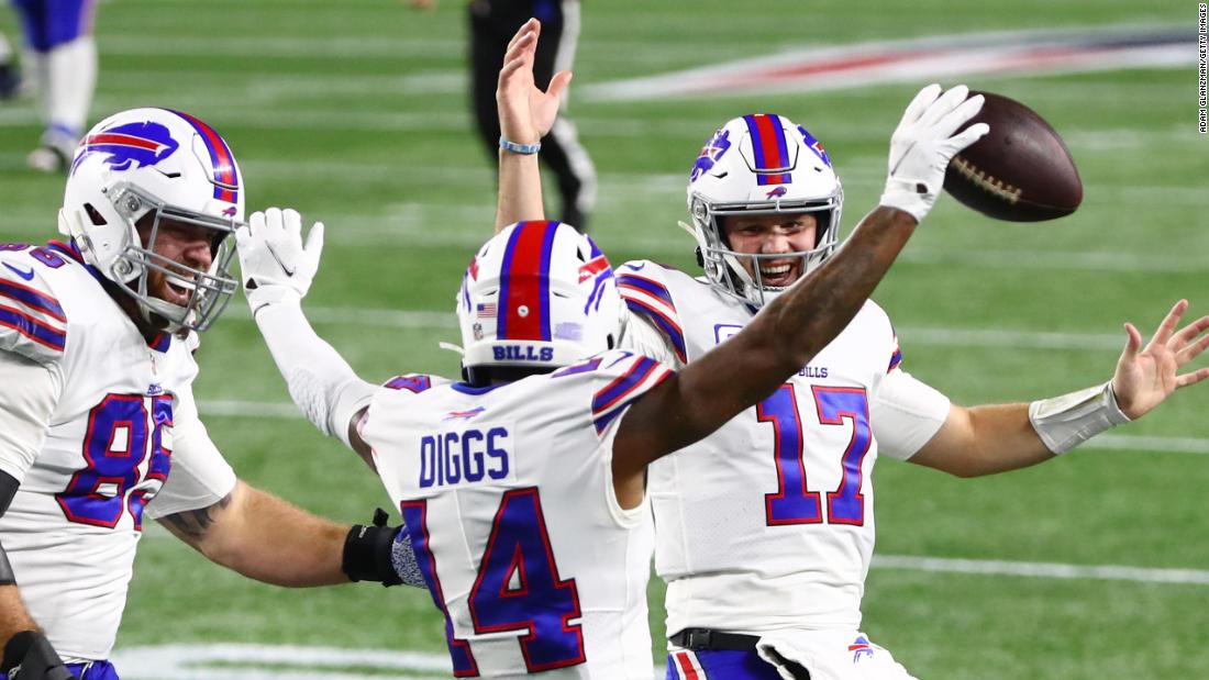 The Buffalo Bills crush the New England Patriots to sweep the Bill Bilesic team for the first time since 1999